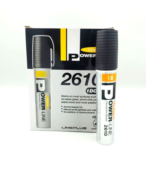 Paquet Marqueur permanent Power-Line Biseauté 10mm